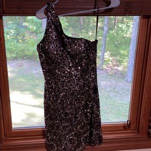 sparkly homecoming dress